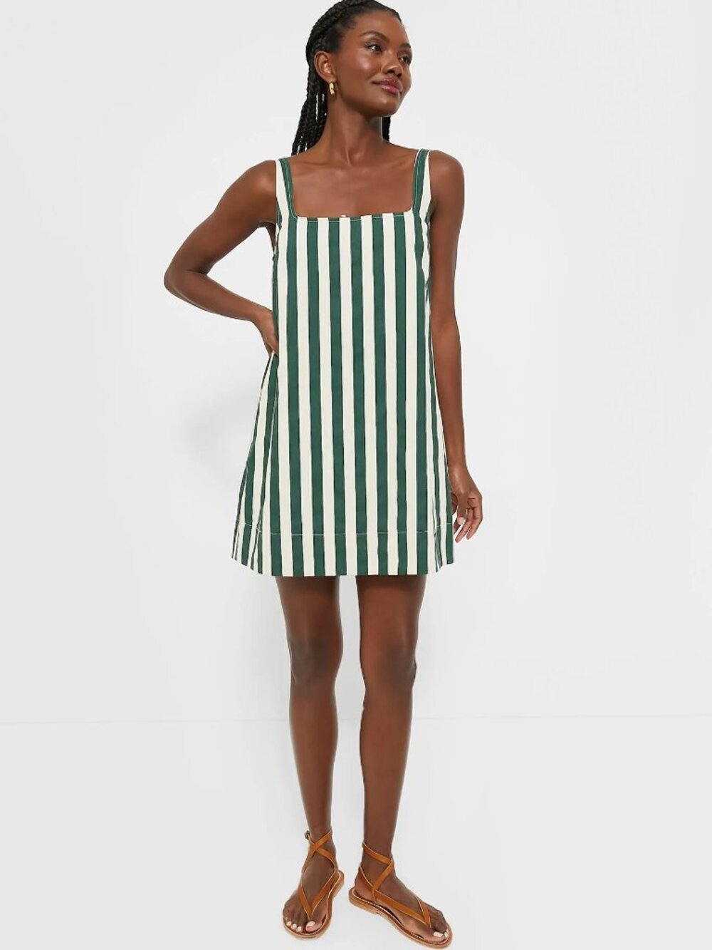 Tuckernuck Pomander Place Jade Stripe Cassie Dress